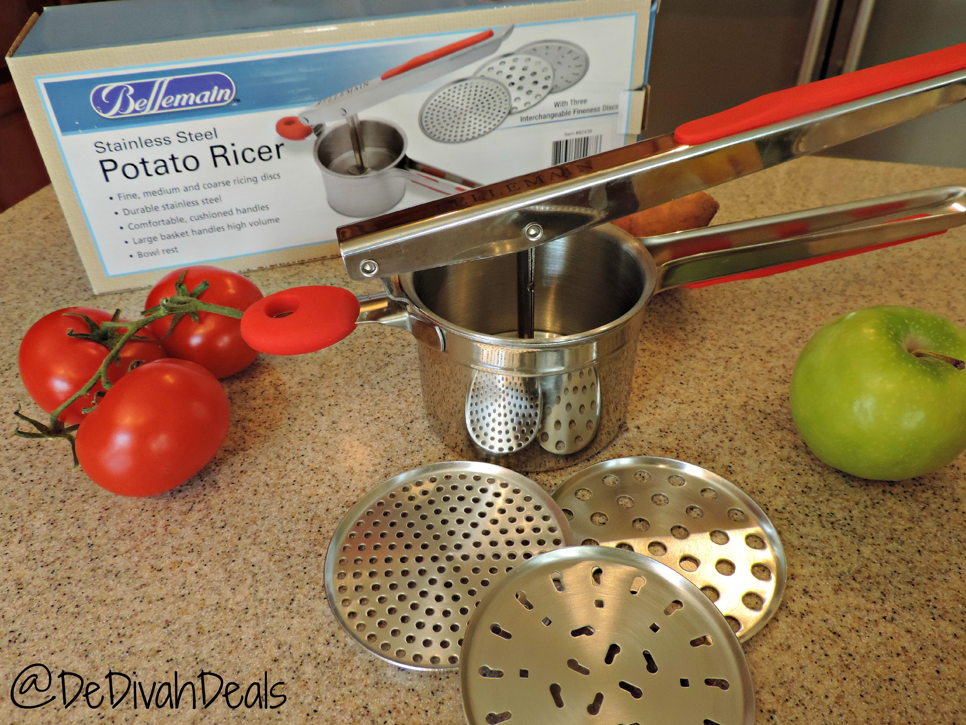 Homemade Applesauce made with a Bellemain Potato Ricer Fashion and