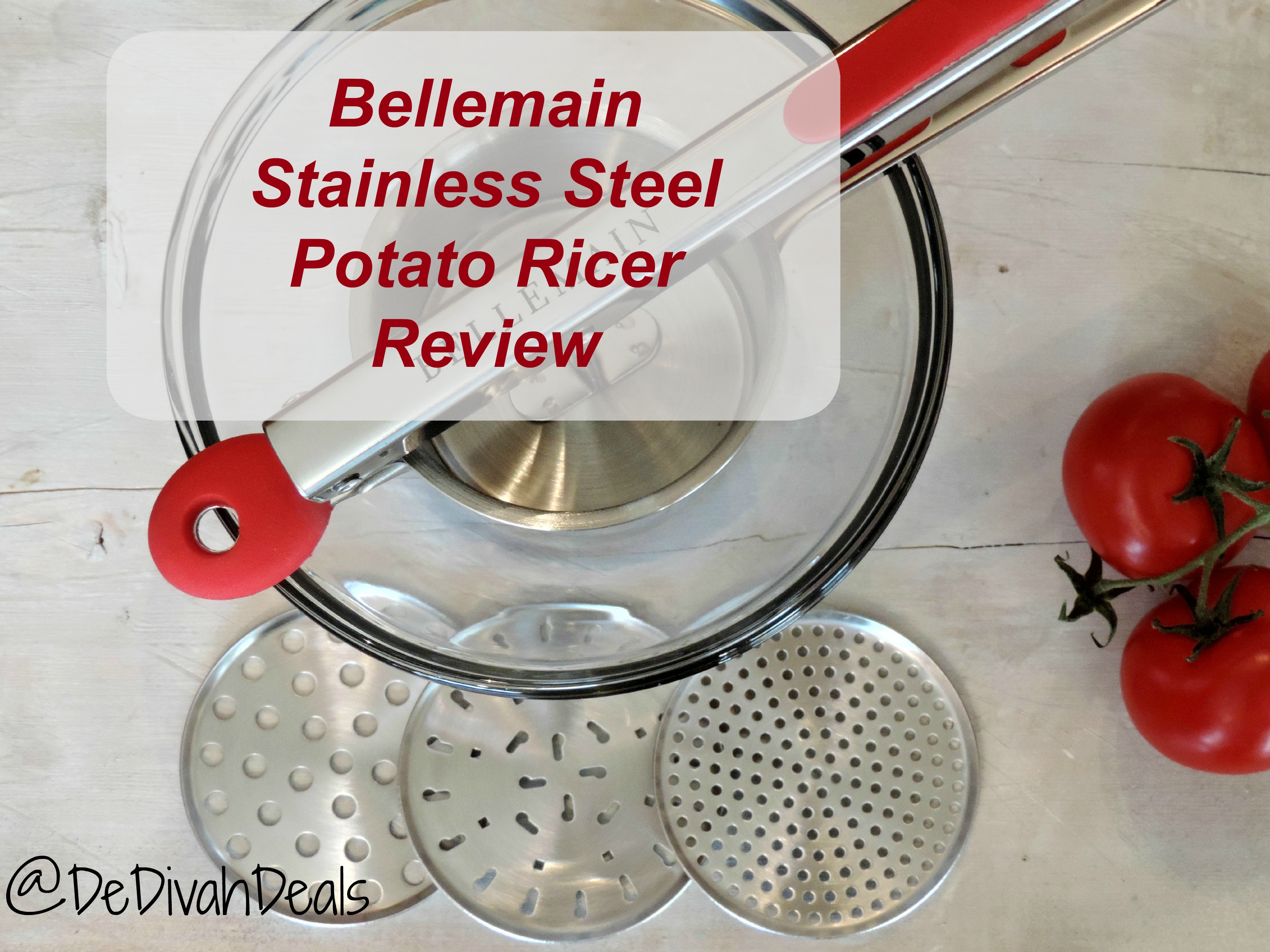 Homemade Applesauce made with a Bellemain Potato Ricer DeDivahDeals