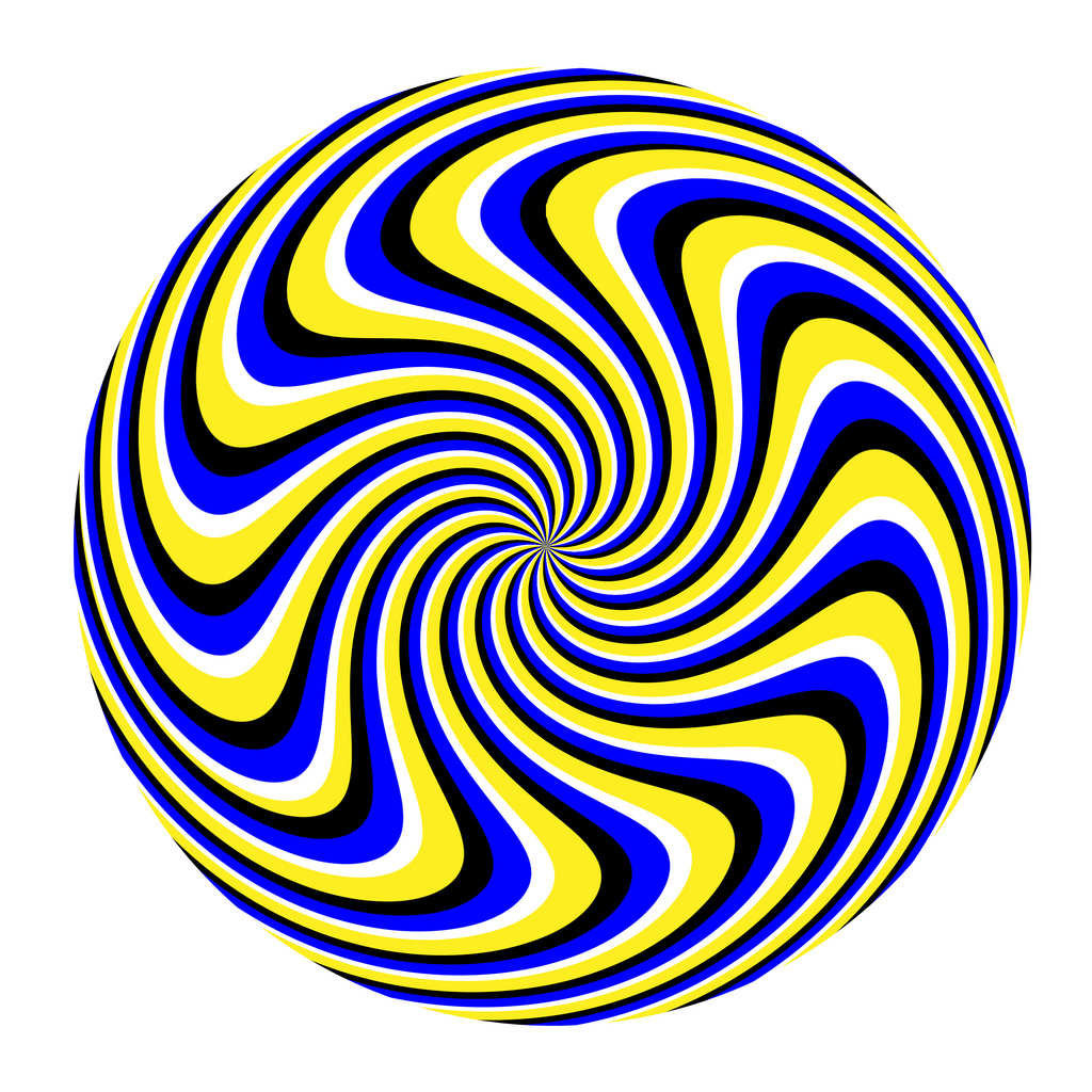 Spinning waves. Wavy circle.